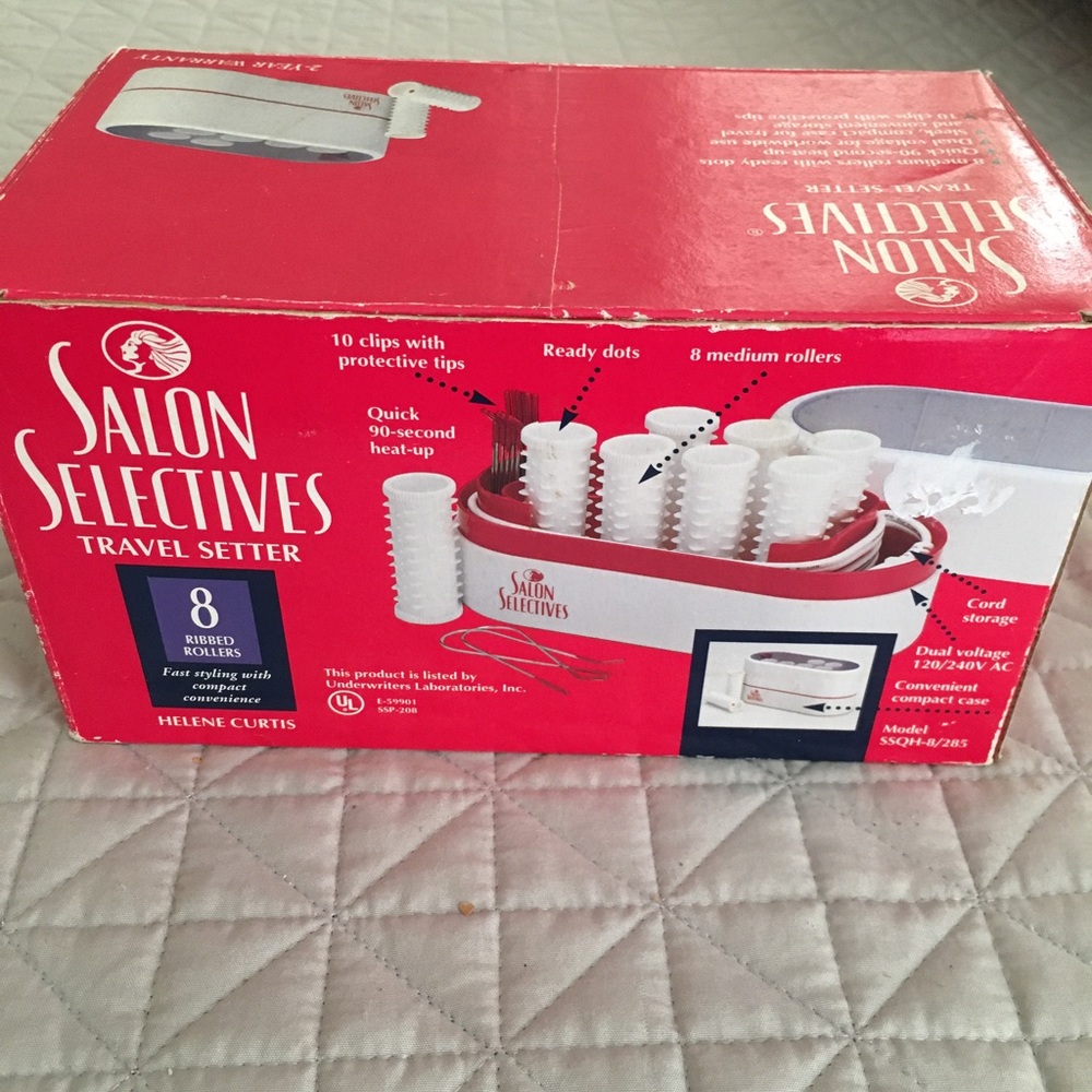 Hot Rollers, Helen Curtis, Travel Setter, New , Vintage